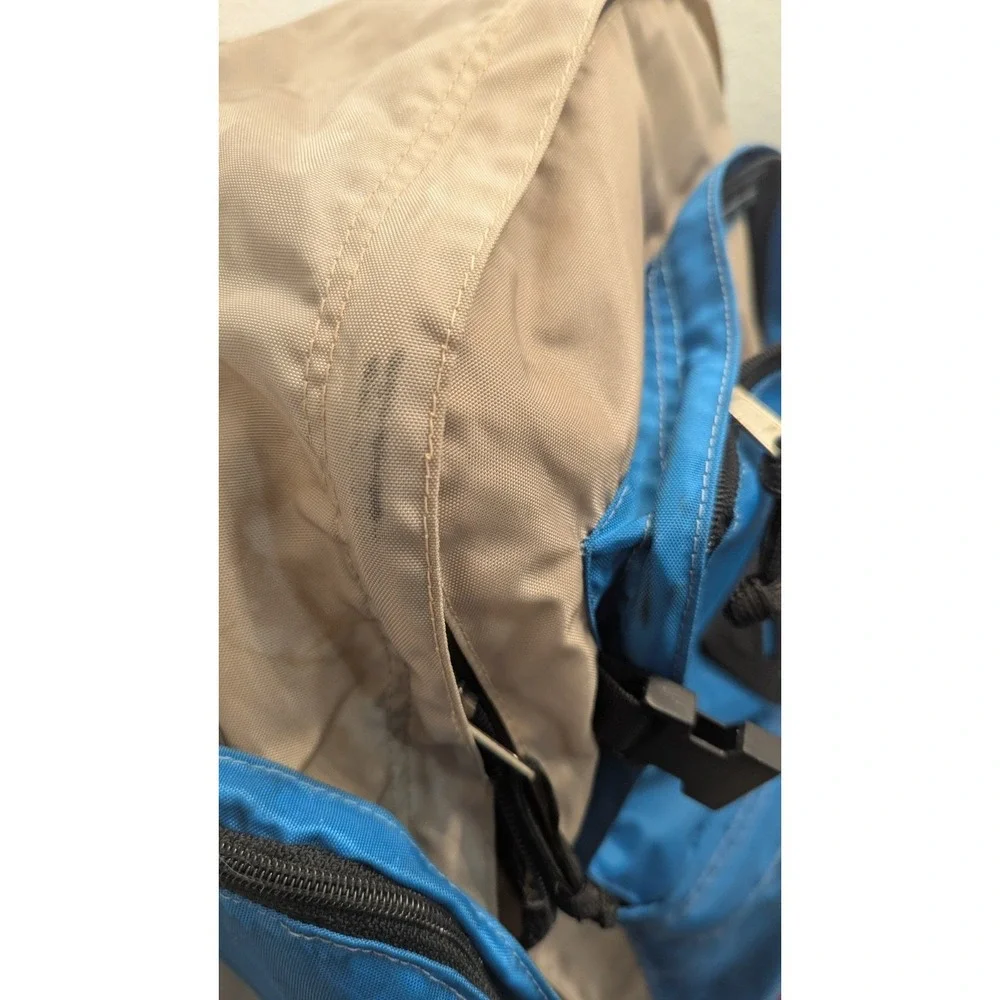 Vintage Kelty  Snipe Backpack Blue Pink Hiking Daypack 90s Korea